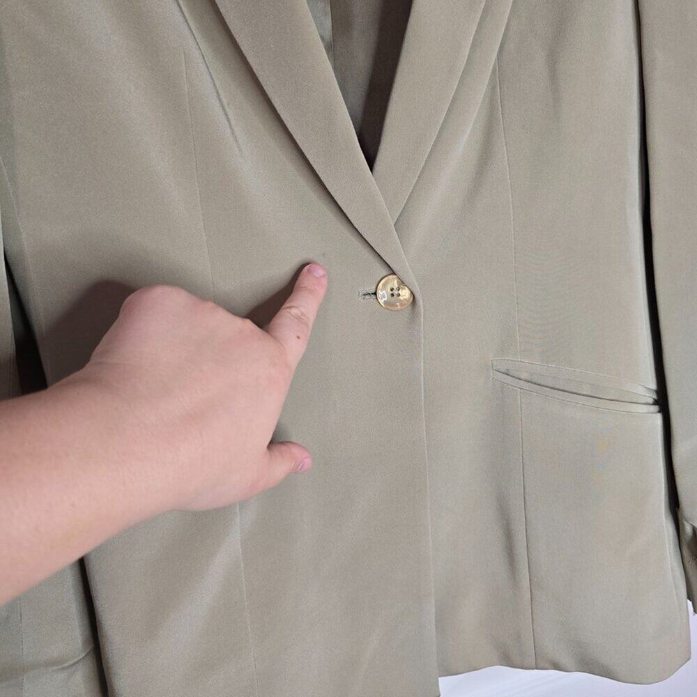 Jones New York Silk Business Blazer Size 4 - Picture 7 of 7